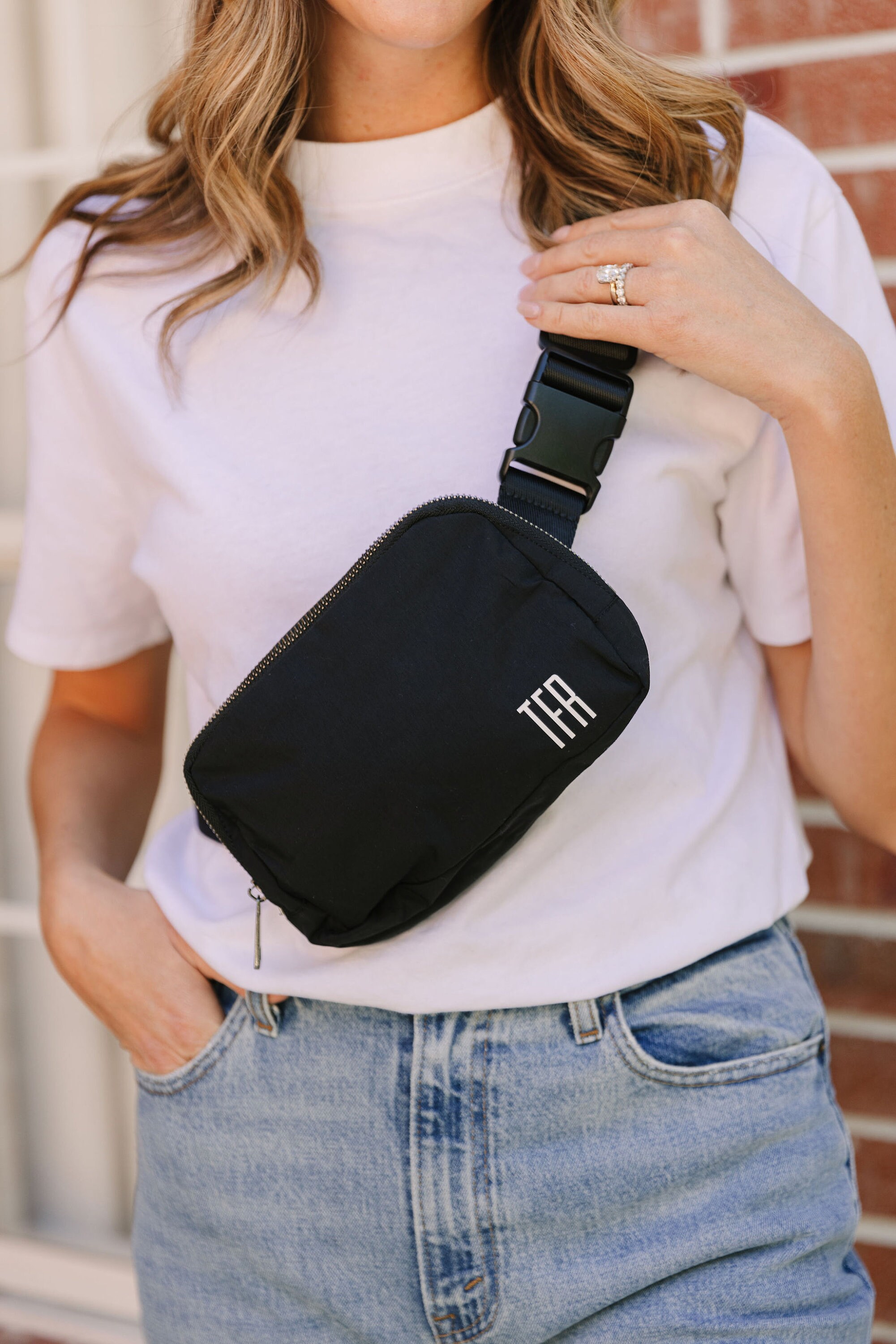 monogram belt bag