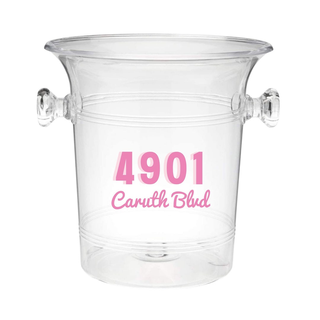 Custom Address Ice Bucket Housewarming Present // Wedding Etsy