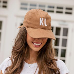 Embroidered Corduroy Baseball Hat // Monogrammed Hat, Custom Baseball Cap, Personalized Hat, Vintage Baseball Hat, Bachelorette, Custom Gift