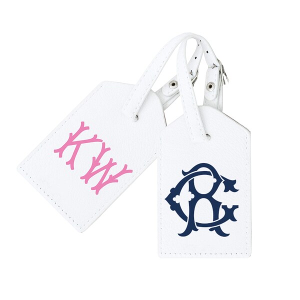 Monogram Luggage Tag - Etsy