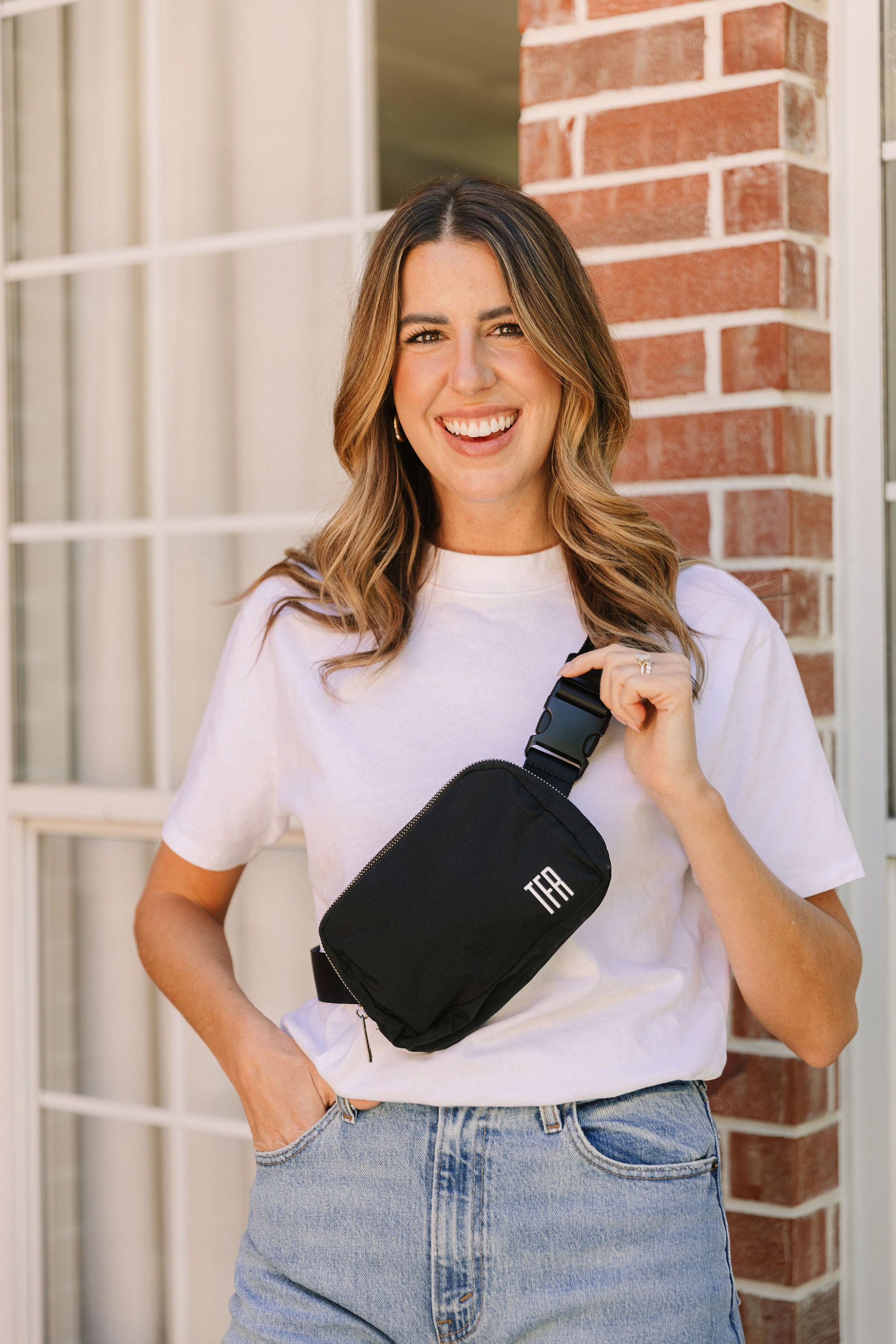 Monogram Belt Bag Etsy