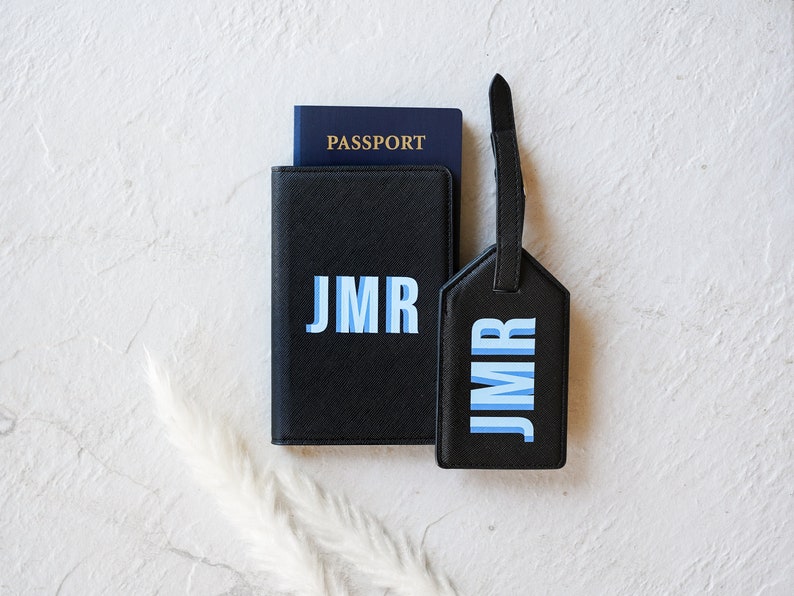 Shadow Monogram Luggage Tag image 2