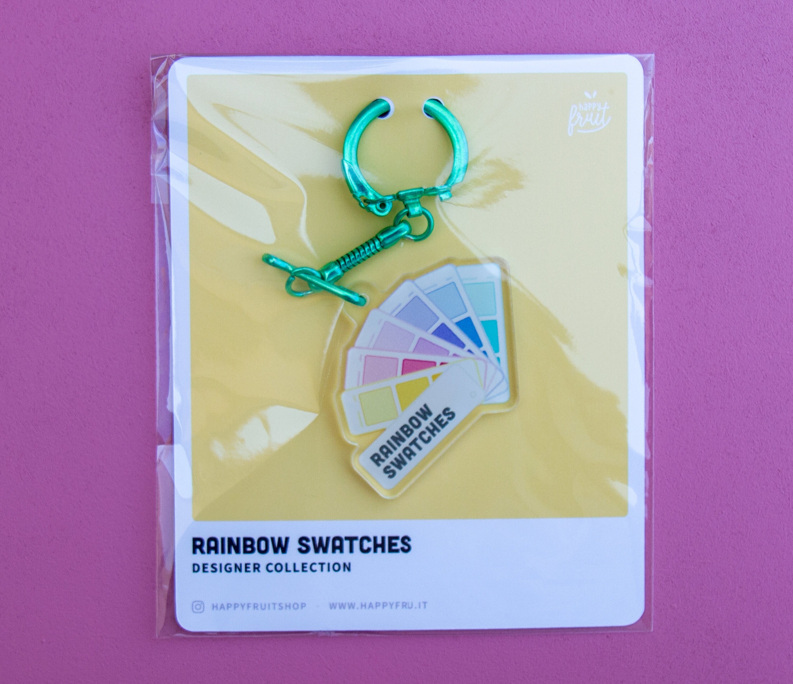 Acrylic keychain Pantone Swatches Etsy