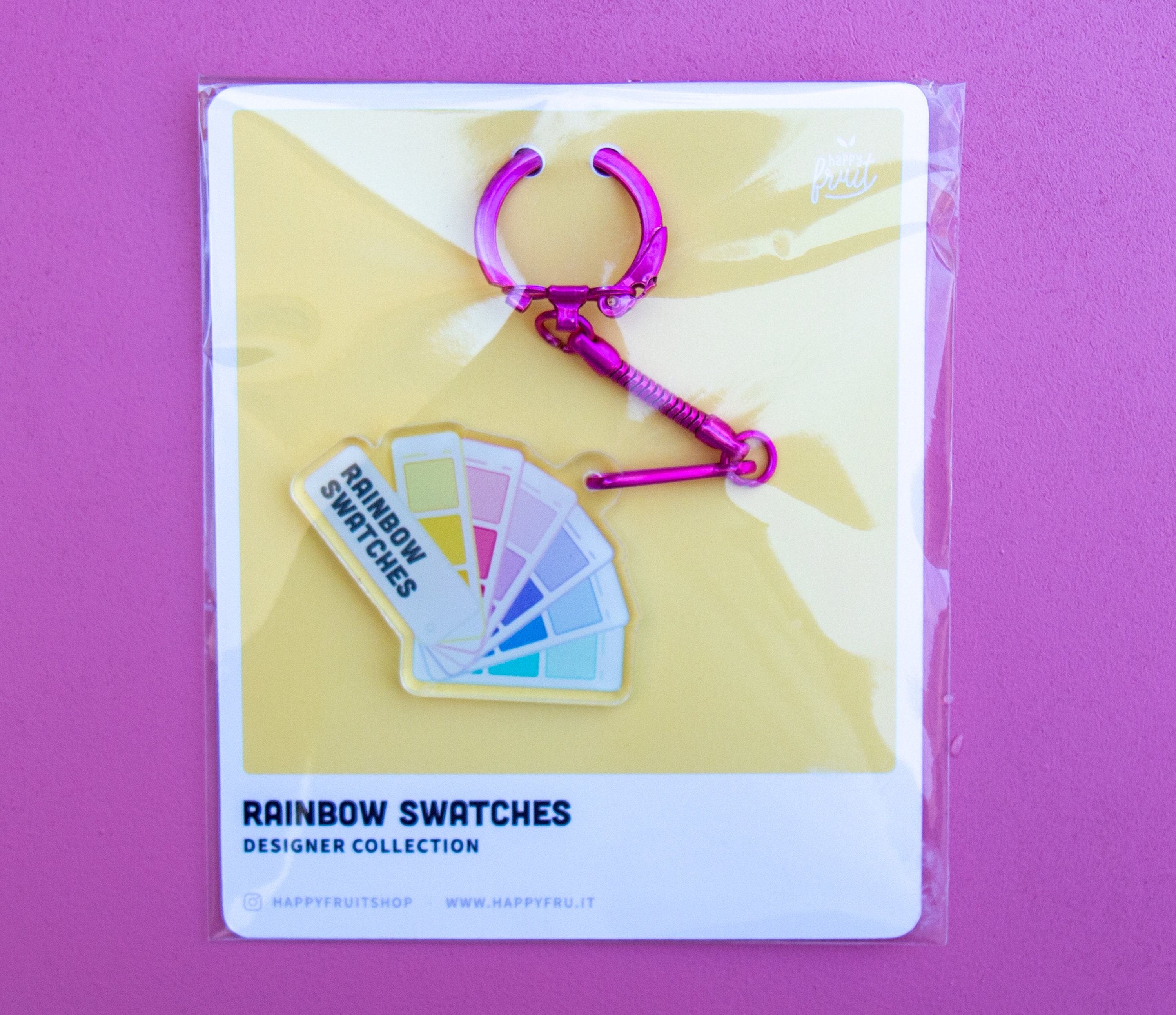 Acrylic keychain Pantone Swatches Etsy