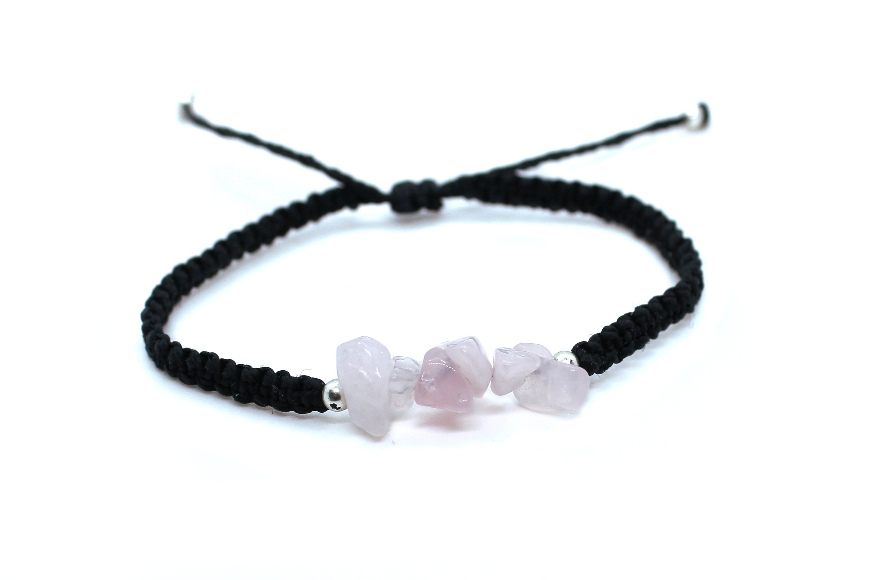 Pulsera cuarzo rosa – Mantratopía tienda