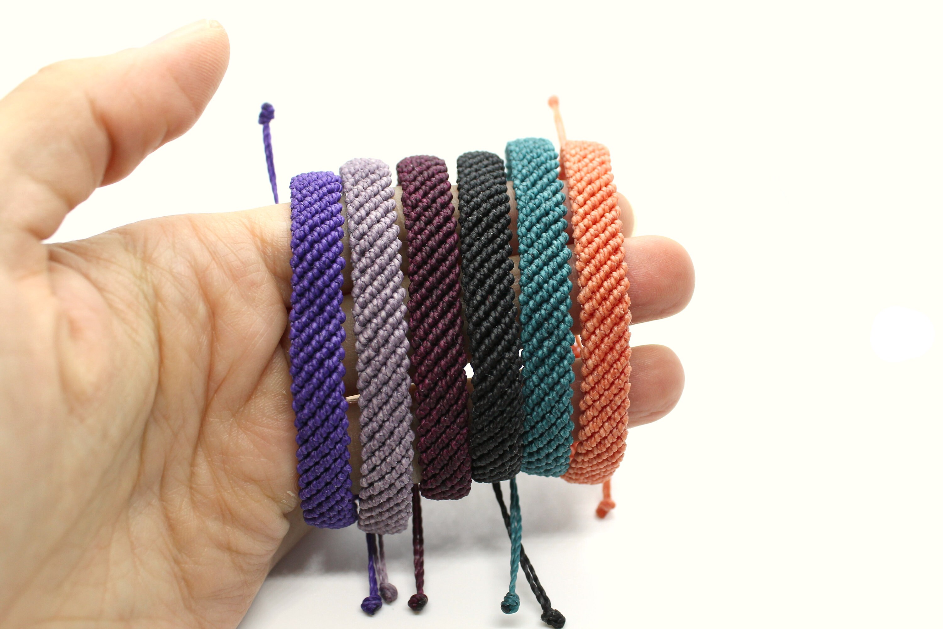 Pulsera Ajustable Étnica Con Bandera Palestina - Unisex, Hecha A Mano, Pack De 3 Unidades