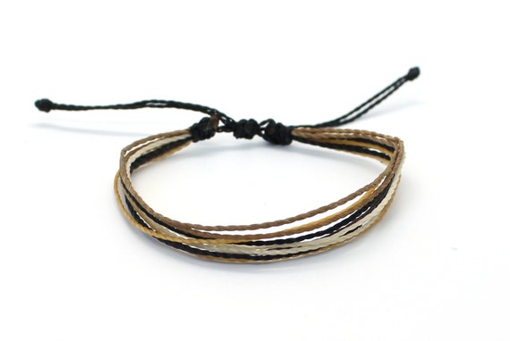 Wax best sale string bracelets