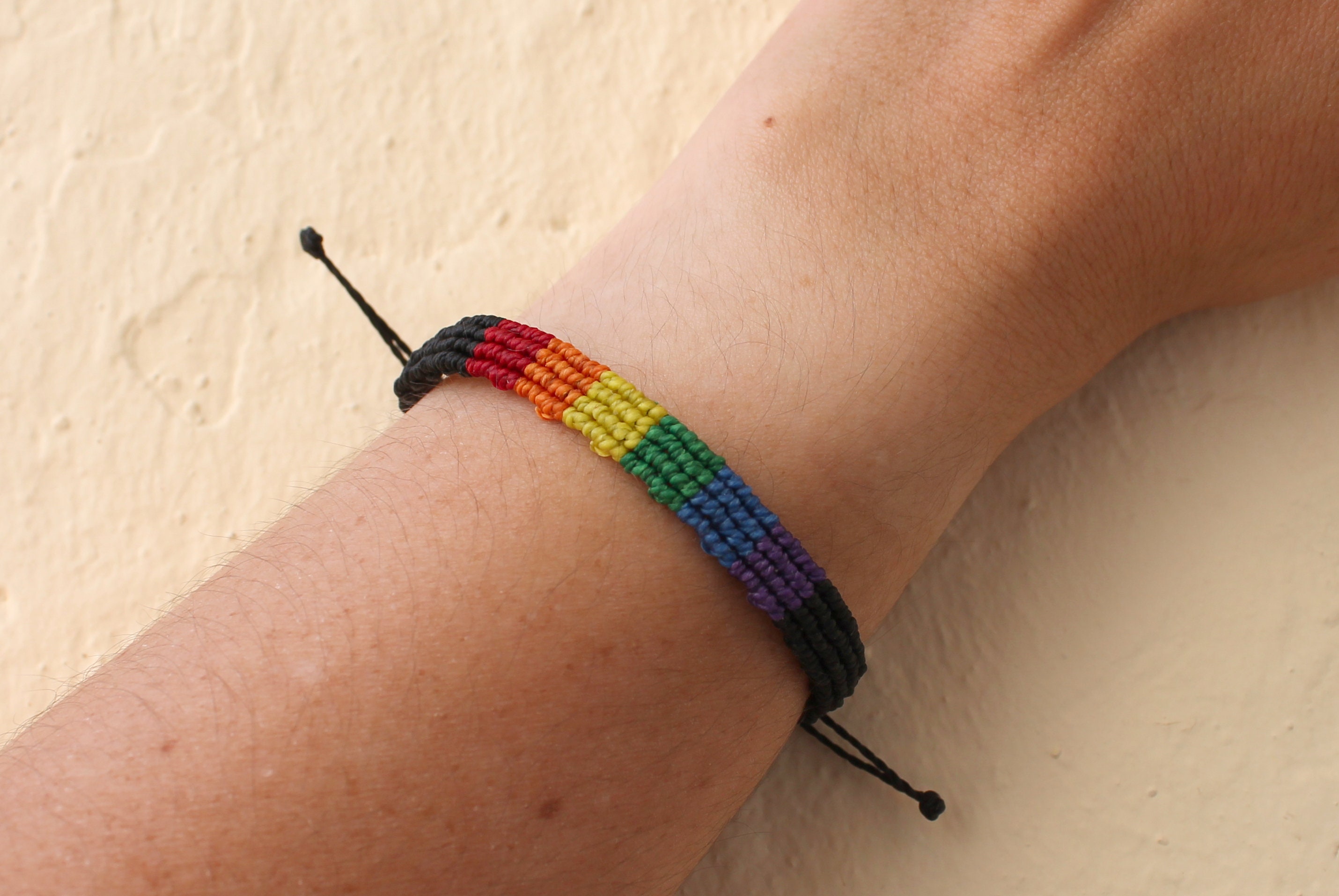 Lgbt bracelet diy Clearance