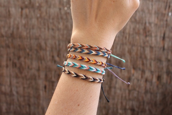 VSCO Girl Braided String Friendship Bracelet