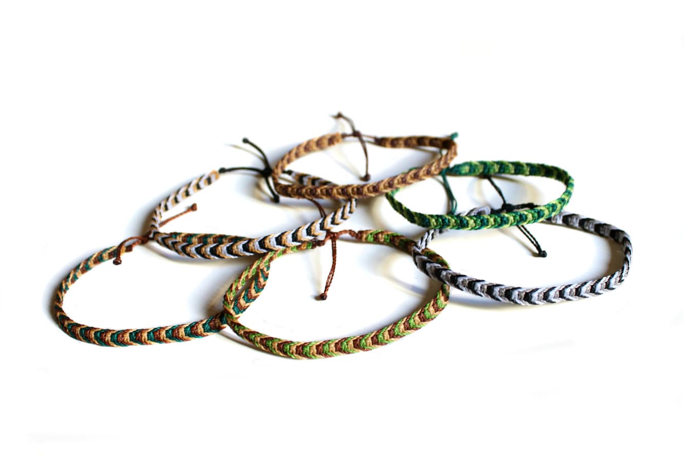 Ethnic Anklet Men Tribal Anklet Macrame Anklet Surf Ankle Etsy