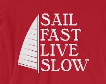Men's Sailing T-Shirt - Sailing T shirt, Sailing Tshirt, Nautical T-shirt, Sailboat Shirt, Sailing Shirt, Stocking Stuffers for Men