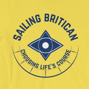 Men's Sailing T-Shirt Sailing T shirt, Sailing Britican Tshirt, Nautical T-shirt, Sailboat Shirt, Sailing Shirt, Nautical Shirt, Yachting image 1