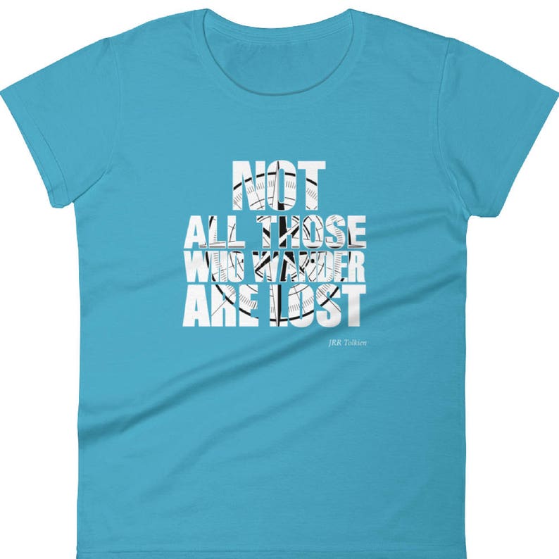 Woman's Compass T-Shirt Sailing T-shirt, Yachting T shirt, Compass Shirt, Nautical T-shirt, Adventure T-shirt, Traveller T-shirt image 4