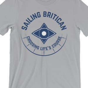 Men's Sailing T-Shirt Sailing T shirt, Sailing Britican Tshirt, Nautical T-shirt, Sailboat Shirt, Sailing Shirt, Nautical Shirt, Yachting image 4