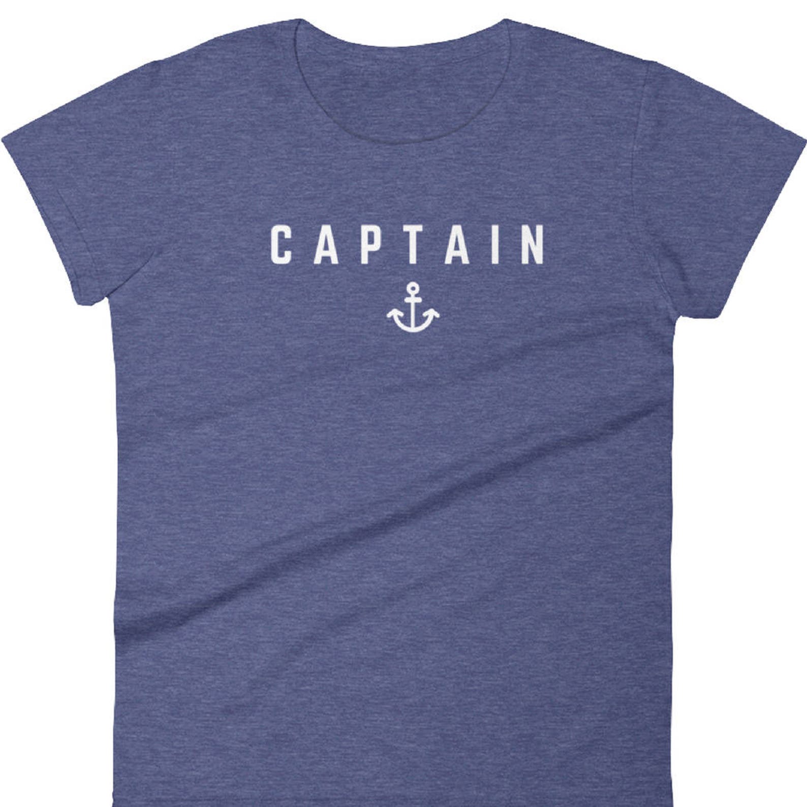 Woman's Nautical Sailing Captain Tshirt Captain Tshirt, Sailing T