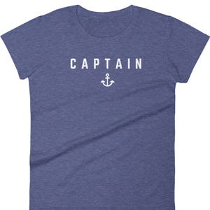 Woman's Nautical Sailing Captain T-Shirt Captain Tshirt, Sailing T shirt, Sailboat T-shirt, Sailing Shirt, Yacht T-shirt, Boating Tshirt image 3