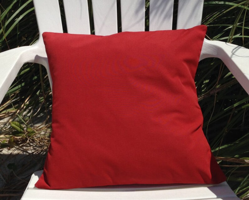 Red Pillow Cover 18 X Nautical 18 Nautical Pillow Cover, Nautical Themed Outdoor Pillows