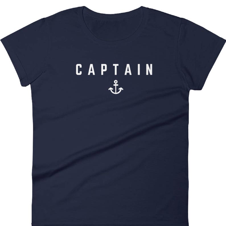 Woman's Nautical Sailing Captain T-Shirt Captain Tshirt, Sailing T shirt, Sailboat T-shirt, Sailing Shirt, Yacht T-shirt, Boating Tshirt image 5