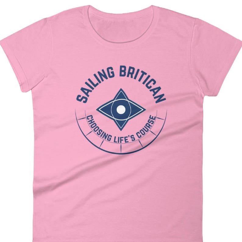 Sailing Britican T-Shirt Britican T-shirt, Sailing T-shirt, Compass T-shirt, Nautical T-shirt, Maritime T-shirt, Yachting T-shirt image 4