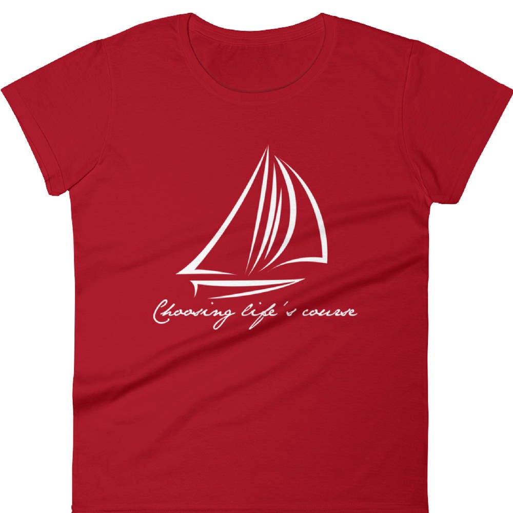 Woman's Sailboat T-shirt Sailing T Shirt, Boat Tshirt, Nautical T-shirt ...