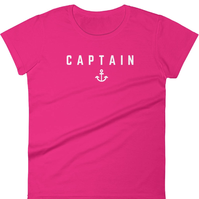 Woman's Nautical Sailing Captain T-Shirt Captain Tshirt, Sailing T shirt, Sailboat T-shirt, Sailing Shirt, Yacht T-shirt, Boating Tshirt image 1