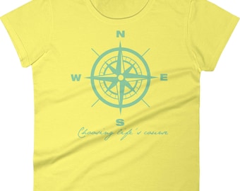 Woman's Sailing T-Shirt - Nautical T-shirt, Compass T-shirt, Boating T-shirt, Sailing T shirt, Boat Tshirt, Women's Sizes