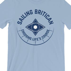 Men's Sailing T-Shirt Sailing T shirt, Sailing Britican Tshirt, Nautical T-shirt, Sailboat Shirt, Sailing Shirt, Nautical Shirt, Yachting image 2