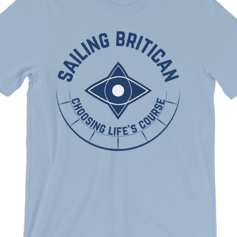 Men's Sailing T-Shirt Sailing T shirt, Sailing Britican Tshirt, Nautical T-shirt, Sailboat Shirt, Sailing Shirt, Nautical Shirt, Yachting image 2
