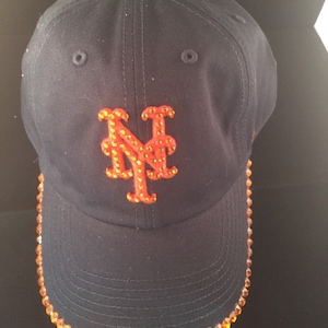 NY Mets blinged hat