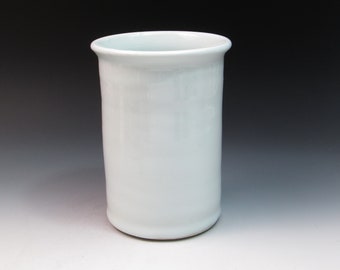 Ken Ferguson Porcelain Tumbler/Vase(f), American Legend in Ceramics, Studio Pottery Porcelain, Hand Thrown Pottery