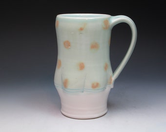 Very Nice Porcelain Mug by Unknown Artist, Studio Pottery Porcelain Mug