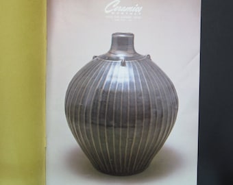 1977 Ceramics Monthly Issue Featuring Bernard Leach, A year before he Died, Collectible Issue