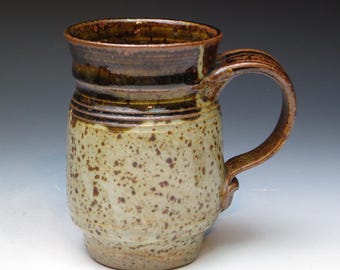 Nice little Stoneware Mug, Unknown Artist, 8oz Studio Pottery Mug