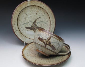 John Leach Muchelney Pottery プレート 2枚セット Muchelney John Leach Studio Pottery Stoneware Small Dish - Etsy