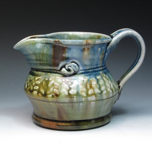 John Glick Creamer or Milk Jug, Hand Thrown Pottery Creamer, Studio Pottery Jug, Collectible Jug