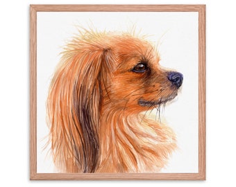 Custom Pet Portrait Watercolor Dog Painting |  Pet Memorial Gift | Custom dog portrait | Custom cat portrait | Portrait from photo