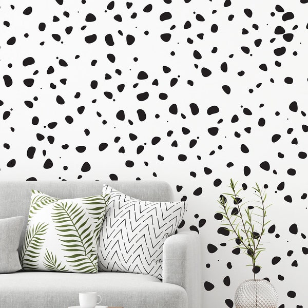 Dalmatian Animal Print, Polkadot, Nursery Stickers, Bedroom Decals, Various colours to choose from, Multiple pack sizes available.