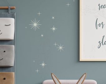 Pegatinas de pared Star Twinkle, varios colores para elegir, varios tamaños de paquete o solicite un pedido personalizado que se adapte a sus necesidades.
