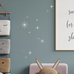 Star Twinkle Wall Stickers, Various Colours to choose from, Multiple pack sizes or request a custom order to suit your needs.