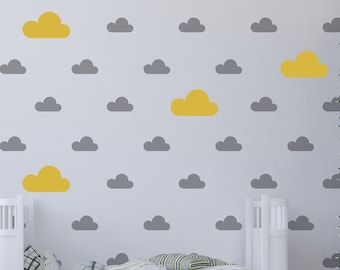 CLOUD Wall Sticker Decal Matte Kids Bedroom Living Room Interior Design vinyl various sizes