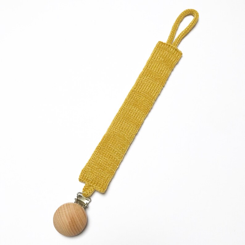 KNITTED Dummy Pacifier Toy Clip Holder NO more lost dummies or Etsy