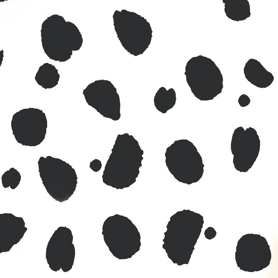 100 Dalmatien à Pois Autocollant Mural Paquet Irregulière Vinyle Décalque Décor