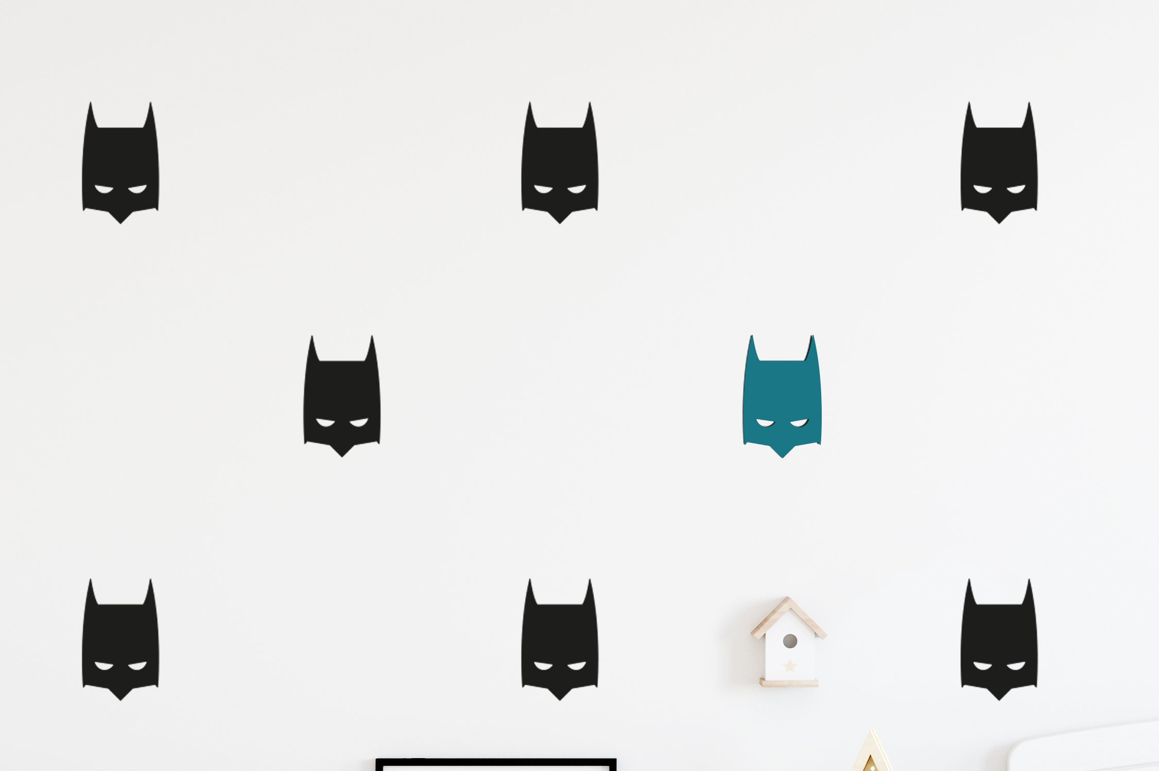 BATMAN Wall Sticker Decal Matte Kids Bedroom Living Room Etsy