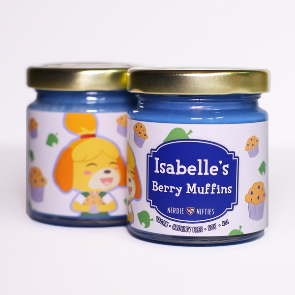 Isabelle's Berry Muffins | AC Inspired | Soy Candle | 4 oz