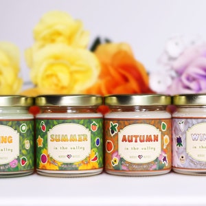 Seasons in the Valley | STARDEW VALLEY INSPIRED | Soy Candle | 4 oz.