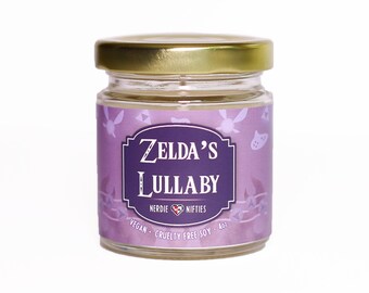 La berceuse de Zelda | INSPIRÉ LOZ | Bougie de soja | 4 onces