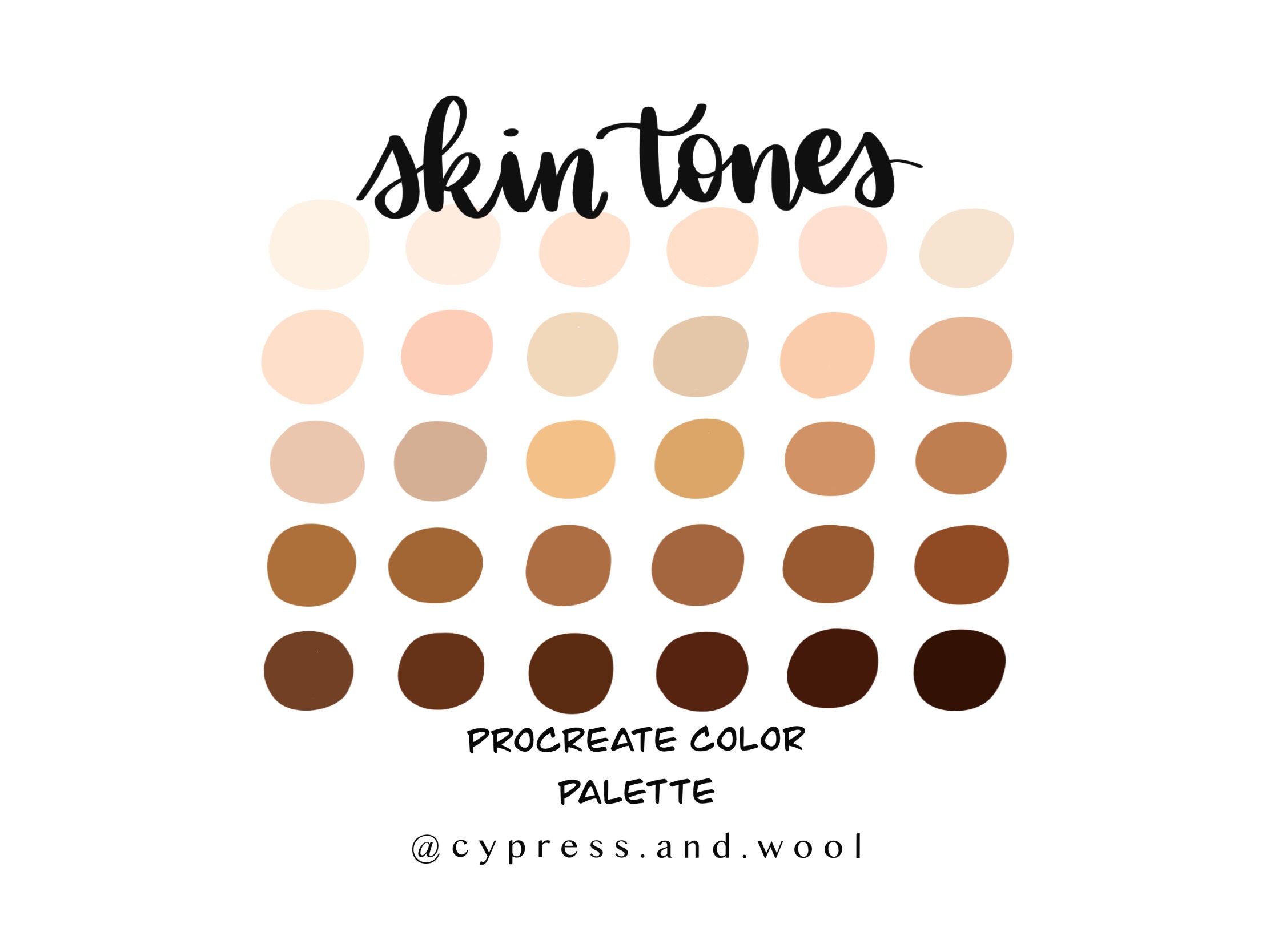 skin tones procreate skin tones procreate