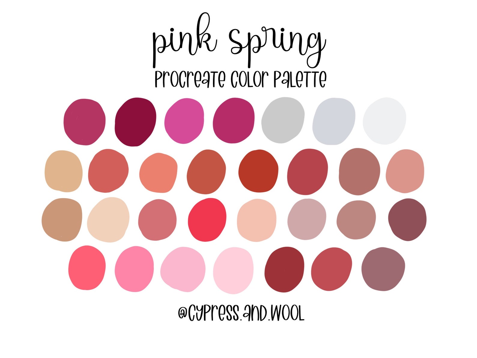 hair color palette procreate hair color palette procreate