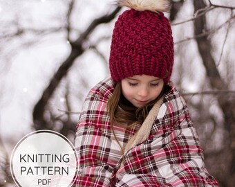 編み物パターン | Wild Child Designs の THE ALPINE HAT | ビーニー編み物パターン | 帽子編み物パターン | トーク編み物パターン