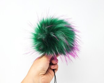 Faux Fur Pom Pom DRAGON